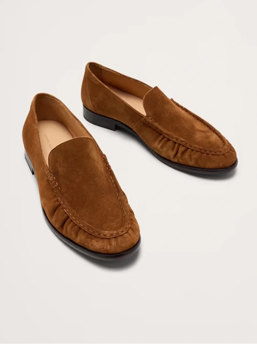 Men's banana republic SUEDE MOC-TOE LOAFER